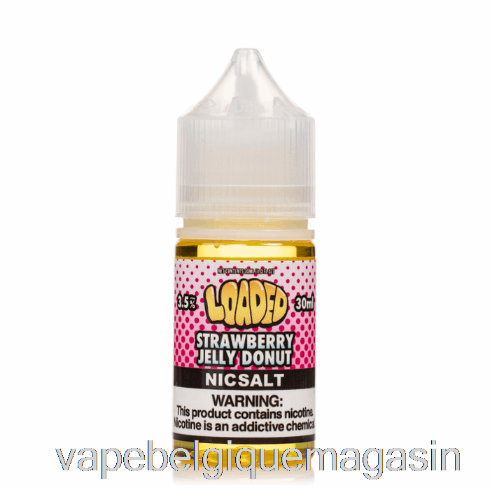 Vape Juice Beignet à La Gelée De Fraise - Sels Chargés - Vapeurs Impitoyables - 30ml 20mg